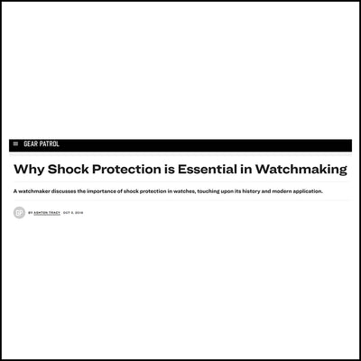 Shock Protection is Essential in Watchmaking
