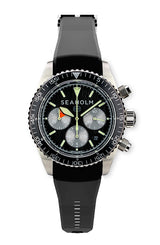 Flats Chronograph Watch Black