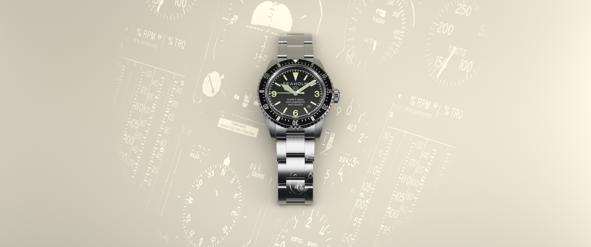 SEAHOLM OFFSHORE Military Black 