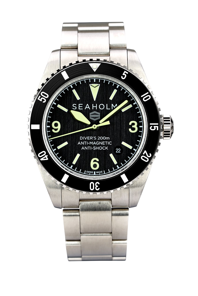offshore dive watch black bracelet